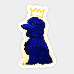 ROHyal Poodle In Blue Sticker